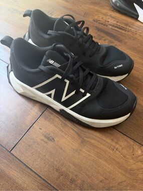 New Balance Kids Black and White Athletic Sneakers